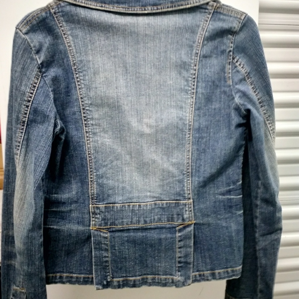 Denim Blazer Style Jacket - Picture 3 of 3